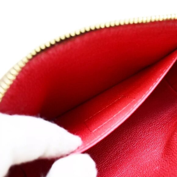 LOUIS VUITTON Pochette Cosmetic Pouch Bag Damier Ebene Leather - Picture 4 of 16